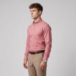 Plain Peach Shirt : Slim