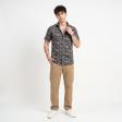 Print Gray Shirt : Party