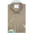 Handpainted Brown Shirt : Ditto