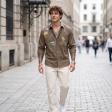 Handpainted Brown Shirt : Ditto