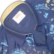 Handpainted Navy Blue Shirt : Ditto