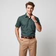 Self Design Navy Blue Shirt : Business