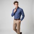 Self Design Dark Blue Shirt : Business