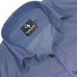 Self Design Dark Blue Shirt : Business