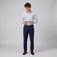 Stripes Dark Blue Shirt : Business