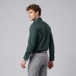 Stripes Dark Green Shirt : Business