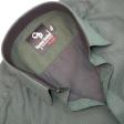 Stripes Dark Green Shirt : Business
