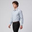 Stripes Light Gray Shirt : Business