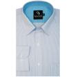 Stripes Light Blue Shirt : Business