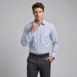 Stripes Light Blue Shirt : Business