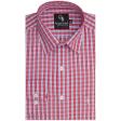 Checks Red Shirt : Business