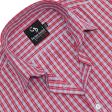 Checks Red Shirt : Business