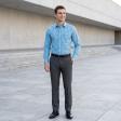 Checks Blue Shirt : Business