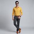 Checks Yellow Shirt : Business