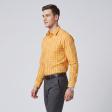 Checks Yellow Shirt : Business