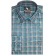 Checks Green Shirt : Business