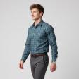 Checks Green Shirt : Business