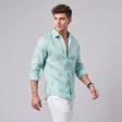 Print Blue Shirt : Ditto