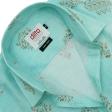 Print Blue Shirt : Ditto