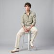 Self Design Khakhi Shirt : Ditto