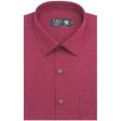 Self Design Maroon Shirt : Ditto