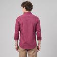 Self Design Maroon Shirt : Ditto