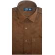 Self Design Brown Shirt : Ditto