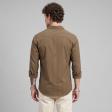 Self Design Brown Shirt : Ditto