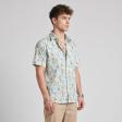 Print Blue Shirt : Party