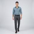 Checks Blue Shirt : Business