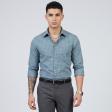 Checks Blue Shirt : Business