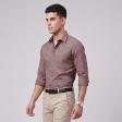 Checks Brown Shirt : Business