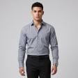 Checks Gray Shirt : Business