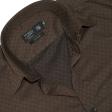 Self Design Brown Shirt : Business
