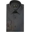 Self Design Gray Shirt : Business