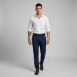 Self Design White Shirt : Business