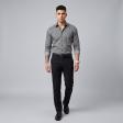 Self Design Fawn Shirt : Business