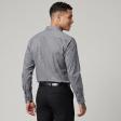 Self Design Gray Shirt : Business