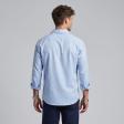 Self Design Blue Shirt : Slim