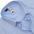 Self Design Blue Shirt : Slim