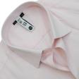 Self Design Pink Shirt : Slim