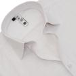 Self Design White Shirt : Slim