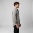 Stripes Light Green Shirt : Slim
