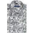 Print Gray Shirt : Slim