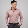 Print Peach Shirt : Slim
