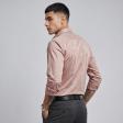 Print Peach Shirt : Slim