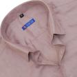 Print Peach Shirt : Slim