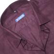 Print Maroon Shirt : Slim