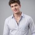 Print Blue Shirt : Slim