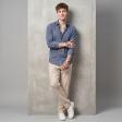 Print Gray Shirt : Slim